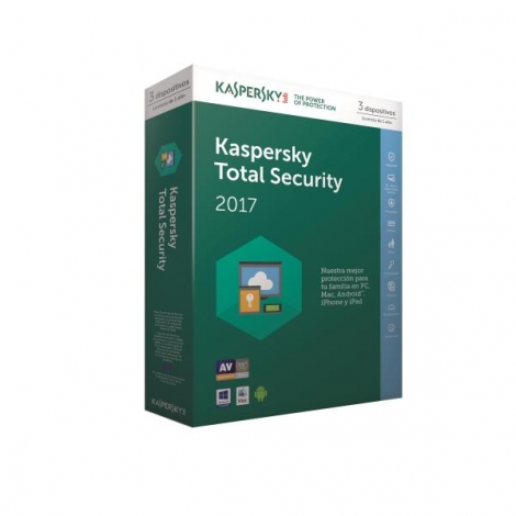 Antivirus Kaspersky Total Security Multidevice 3 Licencias Renovacion