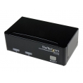 Conmutador KVM Startech 2X1 Profesional MON, TEC, RA USB