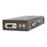 Conmutador KVM Startech 4X1 MON, TEC, RA USB