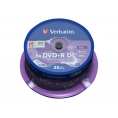 DVD+R Verbatim 8.5GB 16X Lata 25U