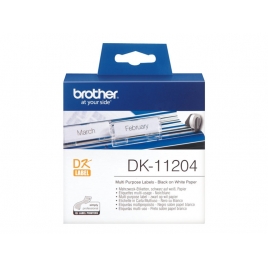 Etiquetas Brother 400U/Rollo 17X54MM