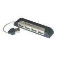 HUB Conceptronic USB 4 Puertos Pocked Black