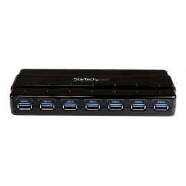 HUB Startech 7 Puertos USB 3.0 Black