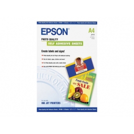 Papel Epson Autoadhesivo S041106 Photo Quality A4 10H.