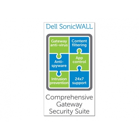 Servicio Sonicwall Comprehensive Gateway Security Suite Bundle NSA 2600 Series 2 AÑOS