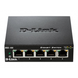 Switch D-LINK DGS-105 10/100/1000 5 Puertos