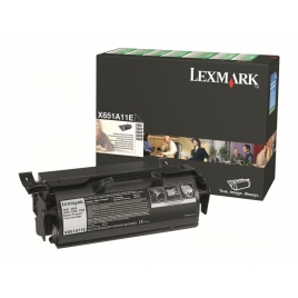 Toner Lexmark X651A11E Black X651 X652 X654 X656 X658 7000 PAG
