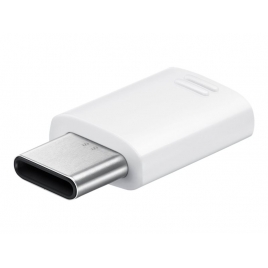 Adaptador Samsung EE-GN930 Micro USB Hembra a USB-C Macho White