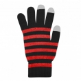 Guantes HT Pantalla Tactil Black/Red Talla XL