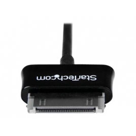 Cable Datos Startech USB 2M Black para Galaxy TAB