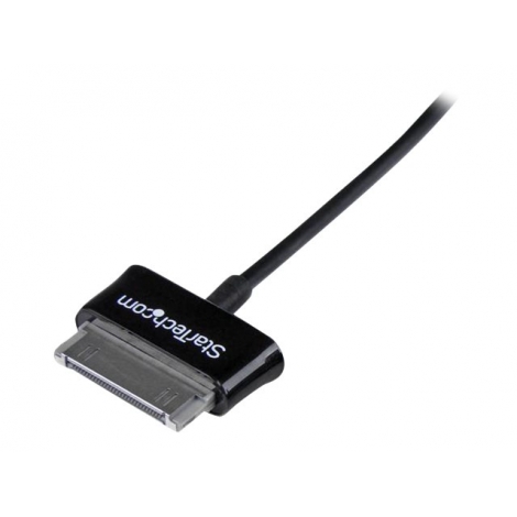 Cable Datos Startech USB 3M Black para Galaxy TAB