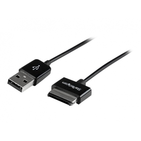 Cable Datos Startech USB para Asus Transformer Black 3M