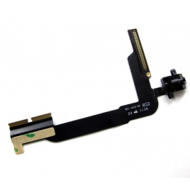 Cable Flex Conector Jack Black para iPad 3 WIFI + 3G / iPad 4 WIFI + 3G