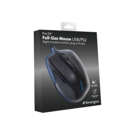 Mouse Kensington PRO FIT 72369 Black Usb/Ps2