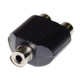 Adaptador Kablex Audio Jack 3.5MM Hembra / 2X RCA Hembra