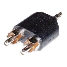 Adaptador Kablex Audio Jack 3.5MM Macho / 2X RCA Macho