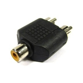 Adaptador Kablex RCA Hembra / 2X RCA Macho