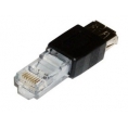 Adaptador Kablex RJ45 Macho / USB Hembra
