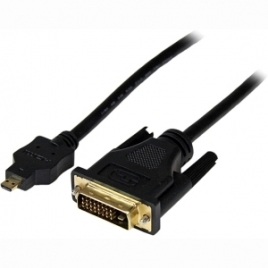 Adaptador Startech Mini HDMI 19 Macho / DVI-D 19+1 Macho 2M
