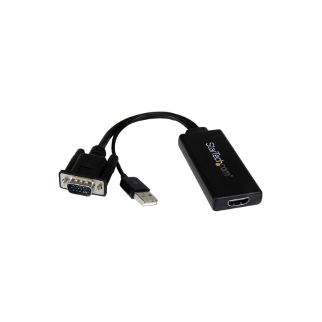 Adaptador Startech VGA Macho / HDMI Hembra con Alimentacion USB