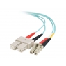 Cable C2G Fibra Optica 2 LC / 2 SC Multimodo 50/125 5M