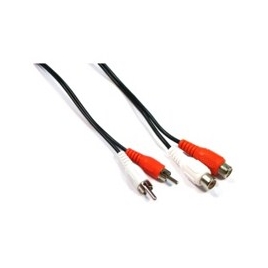 Cable Kablex 2X RCA Macho / 2X RCA Hembra 2M