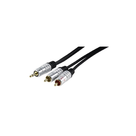 Cable Kablex Audio Jack 3.5MM Macho / 2X RCA Macho 10M Premium