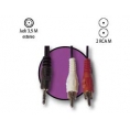 Cable Kablex Audio Jack 3.5MM Macho / 2X RCA Macho 3M