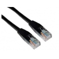 Cable Kablex red RJ45 CAT 5 0.5M Black