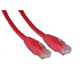 Cable Kablex red RJ45 CAT 6 1M red