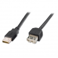 Cable Kablex USB 2.0 a Macho / a Hembra 1M con Ferritas