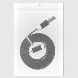 Cable Kablex USB 2.0 a Macho / Apple Lightning Macho IOS 7 1M Black