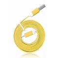 Cable Kablex USB 2.0 a Macho / Apple Lightning Macho IOS 7 1M Yellow