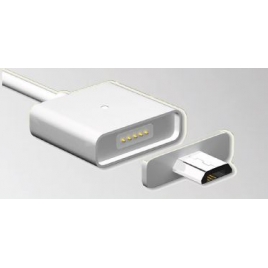 Cable Kablex USB 2.0 a Macho / Micro USB B Macho 1M Conector Magnetico Aluminio