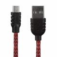 Cable Kablex USB 2.0 a Macho / Micro USB B Macho 2Site Trenzado Black/Red