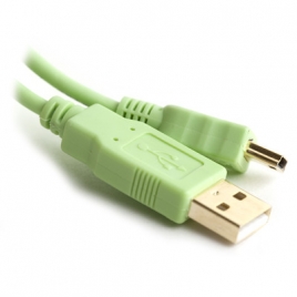 Cable Kablex USB 2.0 a Macho / Mini USB B Macho 0.25M Green