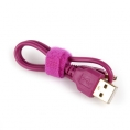 Cable Kablex USB 2.0 a Macho / Mini USB B Macho 0.25M Pink