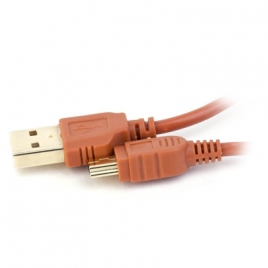 Cable Kablex USB 2.0 a Macho / Mini USB B Macho 1.2M Brown