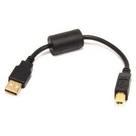 Cable Kablex USB 2.0 A-B 0.2M Conector Gold