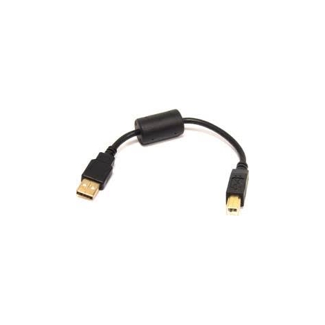 Cable Kablex USB 2.0 A-B 0.2M Conector Gold