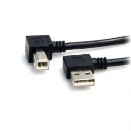 Cable Kablex USB 2.0 A-B 0.9M Doble Acodado