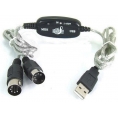 Cable Kablex USB Macho / 2X DIN 5P Macho (IN OUT)
