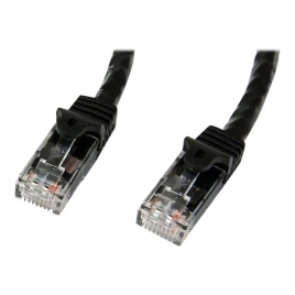 Cable Startech red RJ45 CAT 6 0.5M Black