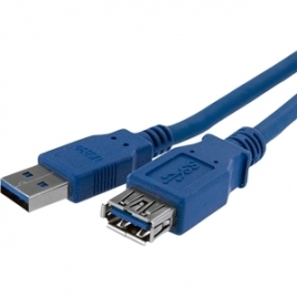Cable Startech USB 3.0 a Macho / a Hembra 1M Blue