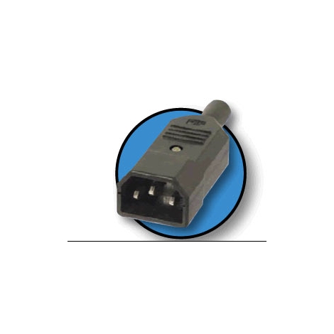 Conector Kablex Alimentacion C14 Macho