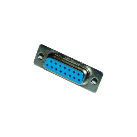 Conector Kablex DB15 Hembra + Carcasa Plastico