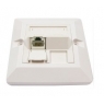 Placa Pared 80X80 1 RJ45 CAT 5 UTP Kablex