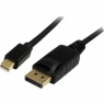 Cable Startech Mini DisplayPort Macho / DisplayPort Macho 2M Black