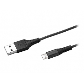 Cable Celly USB 2.0 a Macho / Micro USB B Macho 1M Nylon Black