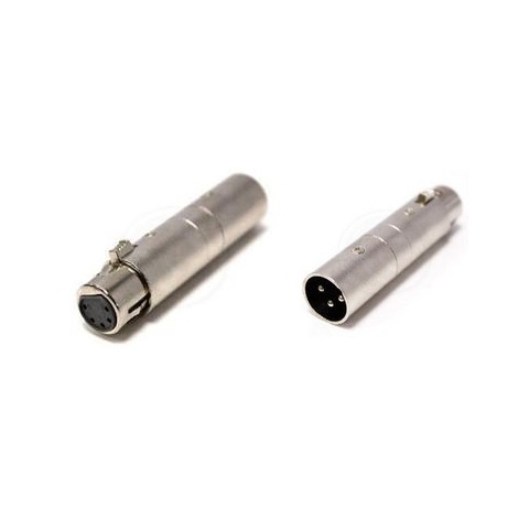 Adaptador Kablex Audio XLR 3 PIN Macho / XLR 5 PIN Hembra